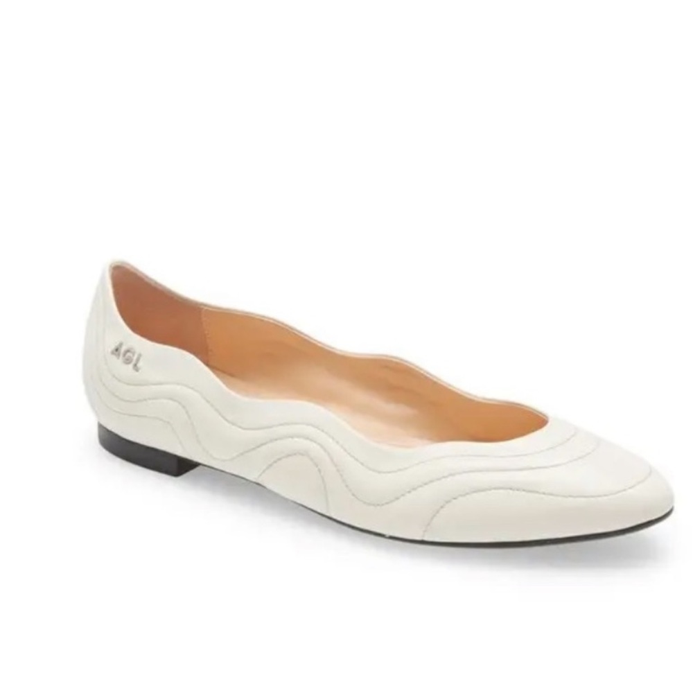 Agl Attilio Giusti Leombruni quilted leather Denise Flat shoes 39.5